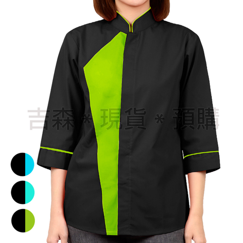預購-旗袍領剪接襯衫