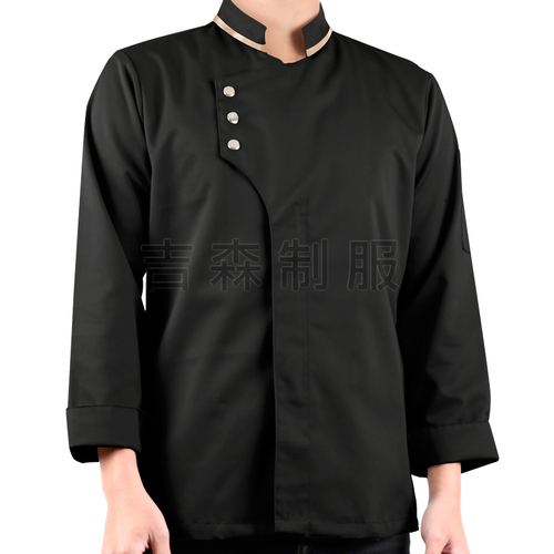 預購-立領長袖廚師服