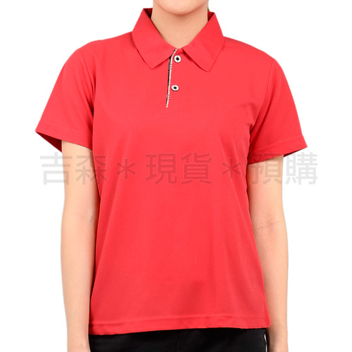 吸濕排汗POLO衫(女版)-磚紅