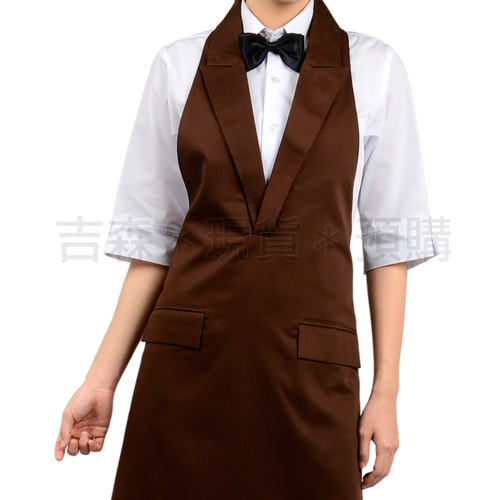 西裝領背心圍裙