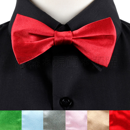 預購-純色緞面領結